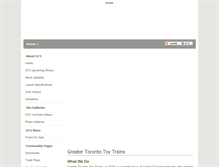 Tablet Screenshot of gt3trains.com
